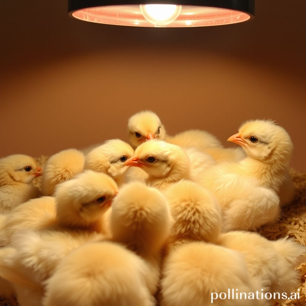 how long do chickens need a heat lamp